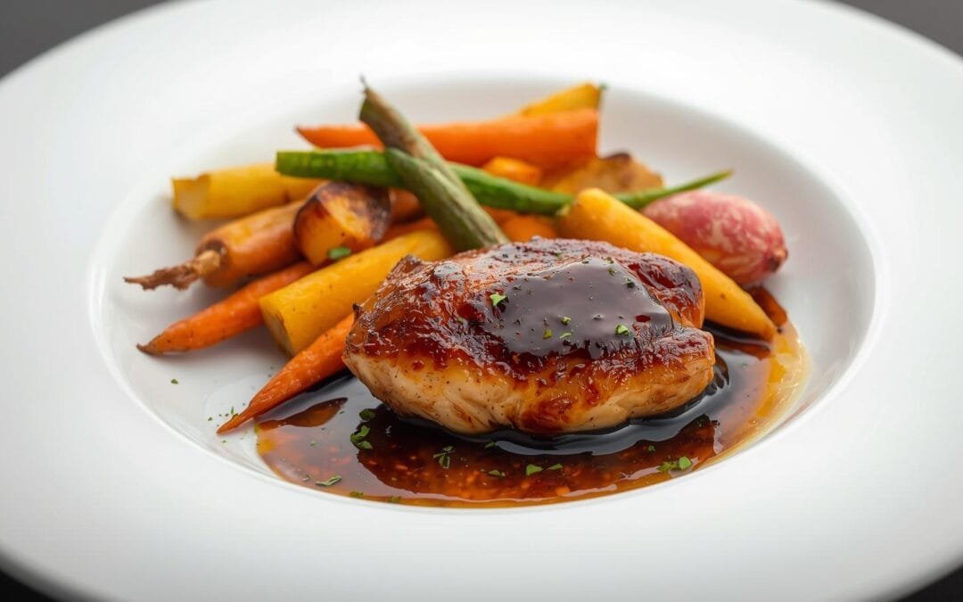 Filé de Frango ao Molho de Alho Negro