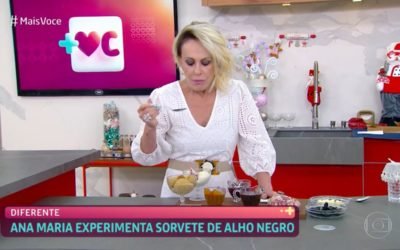 Sorvete de Alho Negro no programa Mais Você