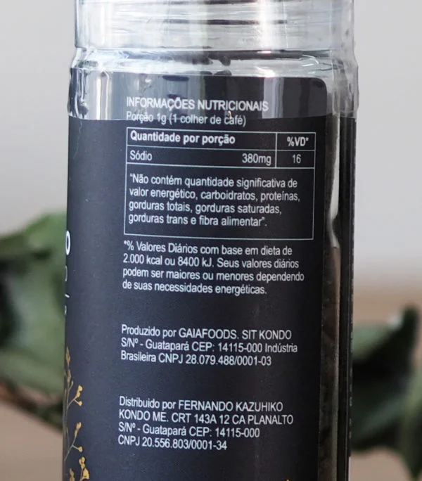 Sal Grosso de Alho Negro 90g - Imagem 2