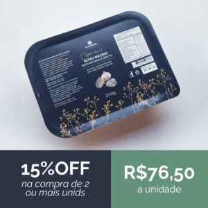 Alho Negro Descascado e Solto 200g