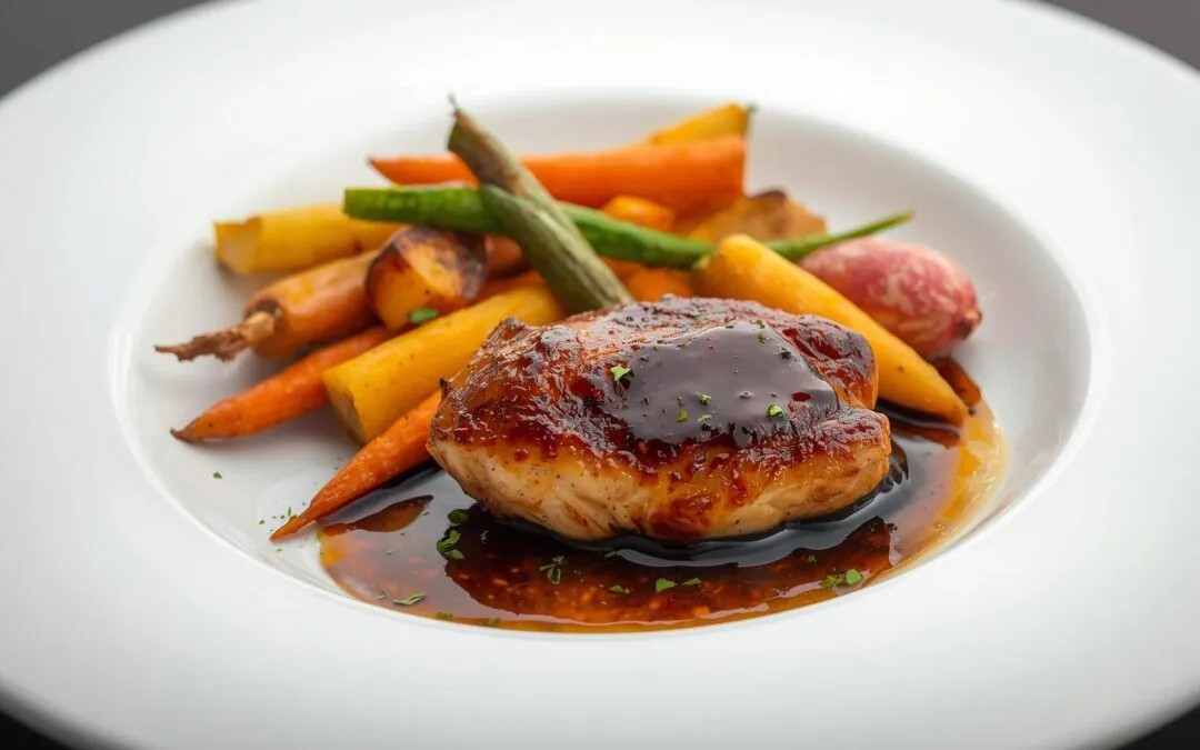 Filé de Frango ao Molho de Alho Negro