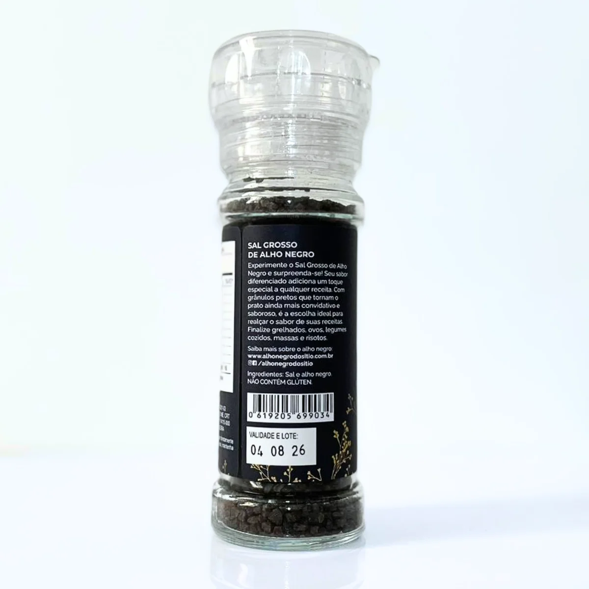 Sal Grosso de Alho Negro 90g - Imagem 3