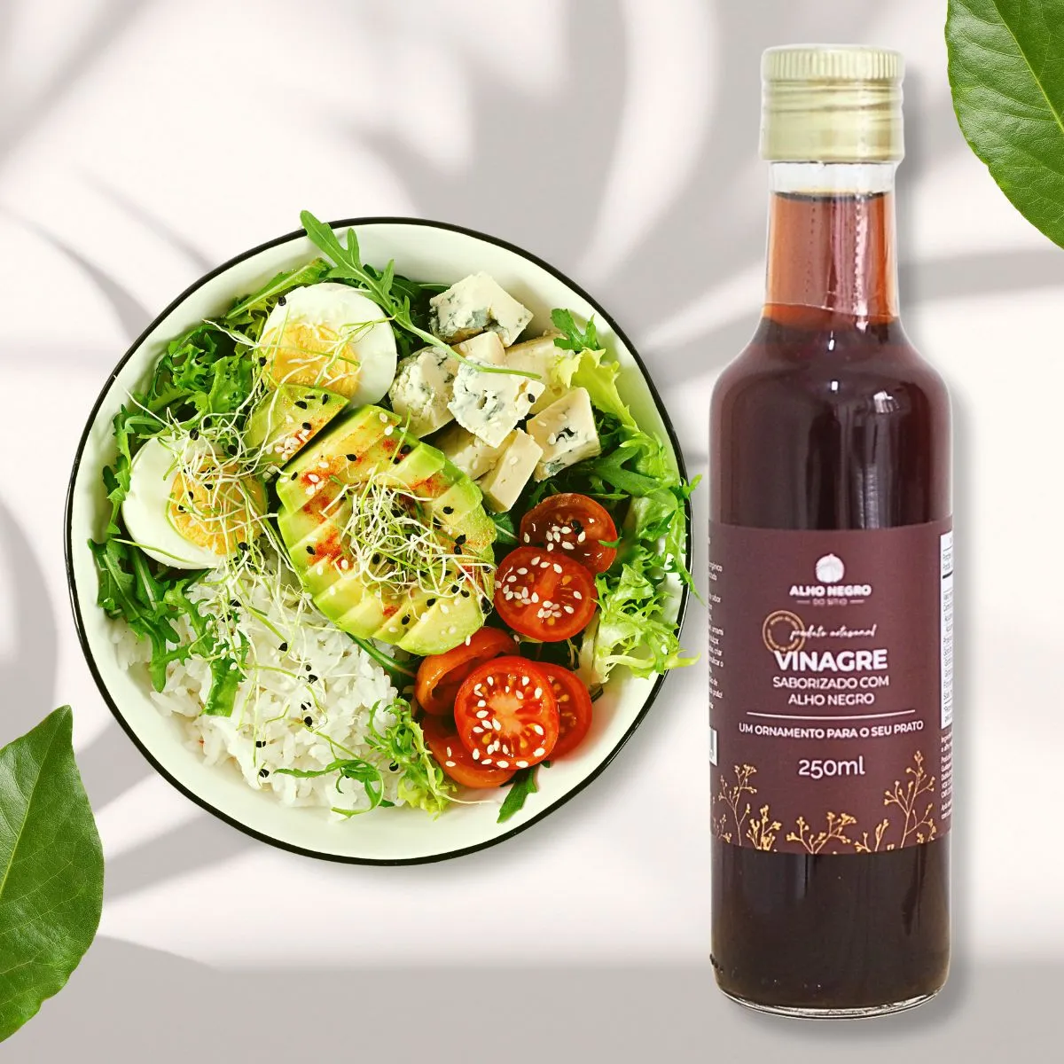 Vinagre saborizado com Alho Negro 250ml - Imagem 2