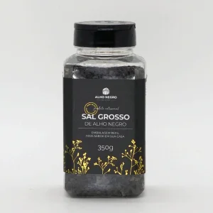 Sal Grosso de Alho Negro Artesanal Refil 350g