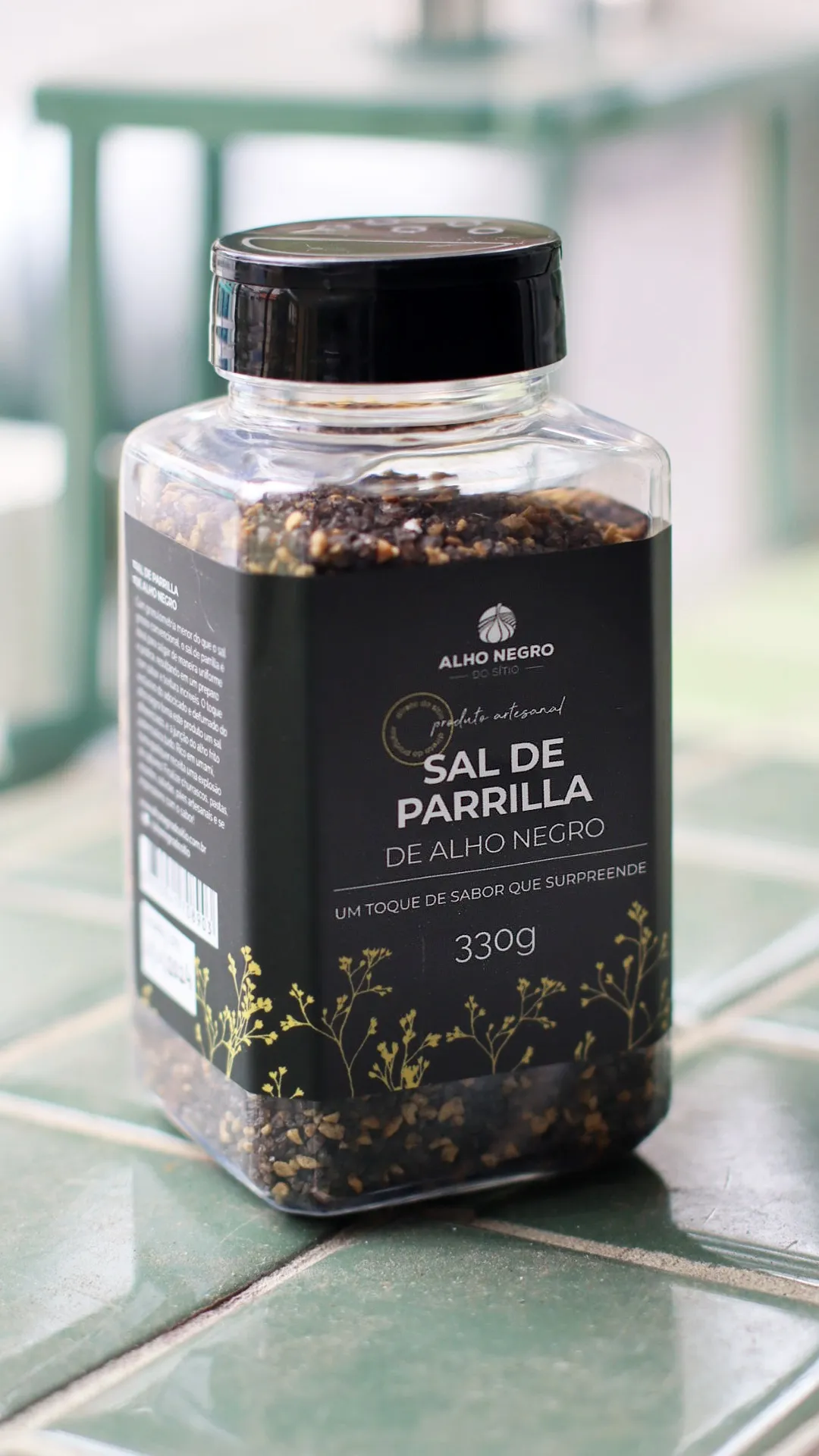 Sal de Parrilla de Alho Negro 330g