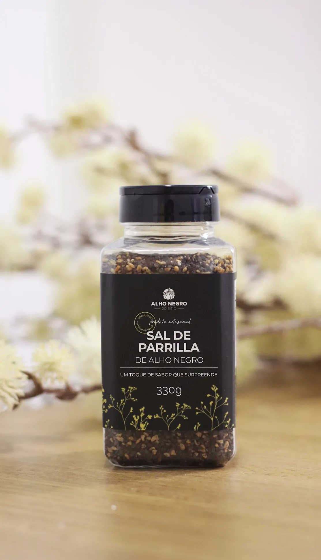 Sal de Parrilla de Alho Negro 330g